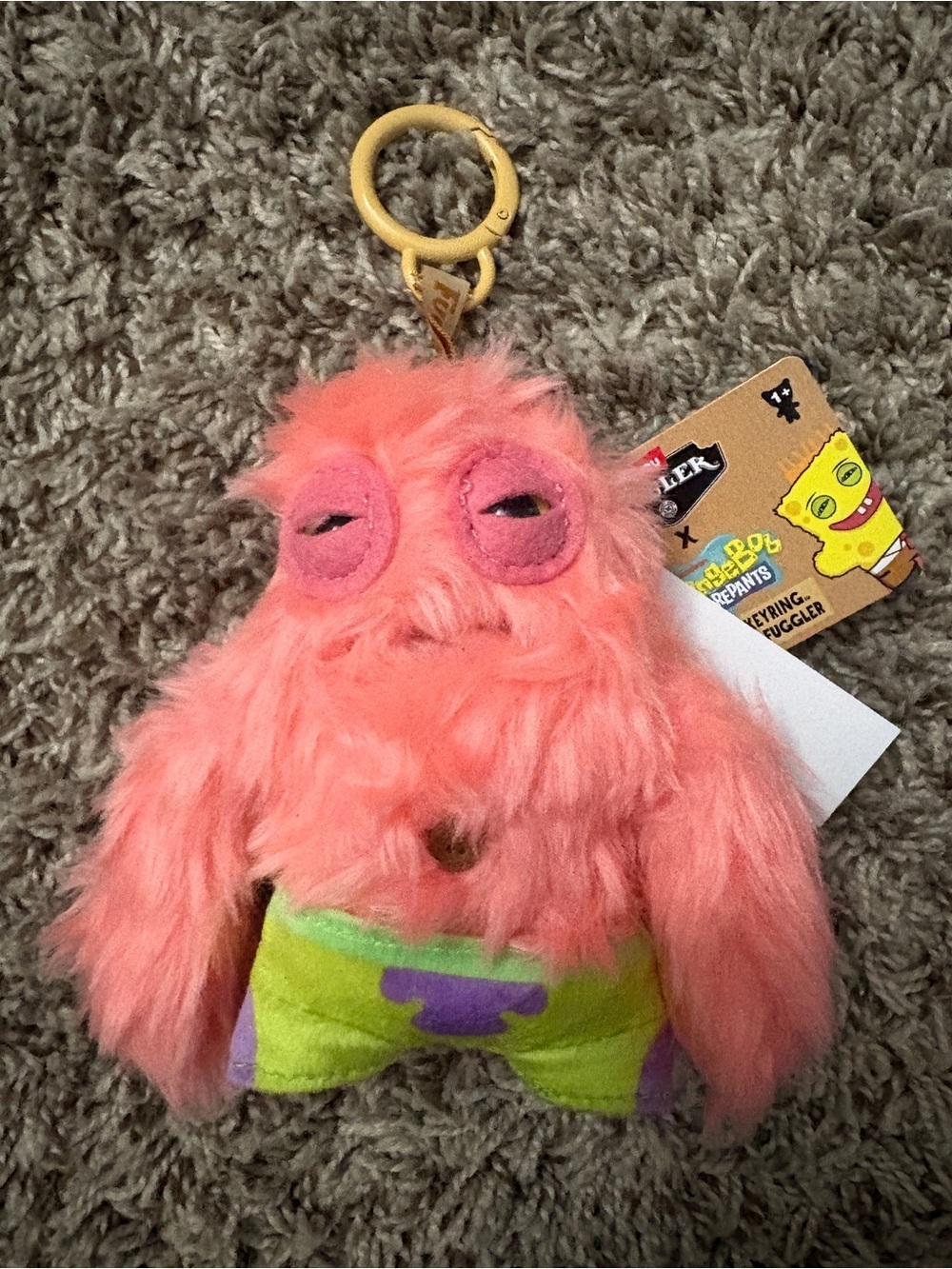 Fuggler x SpongeBob - Fuggler Keyring Kechain